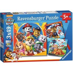 Lot de puzzles enfant Pat Patrouille - Ravensburger - 3x49 pieces - Pr