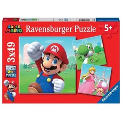Ravensburger-SUPER MARIO-Puzzels 3x49 stukjes - Super Mario-4005556051