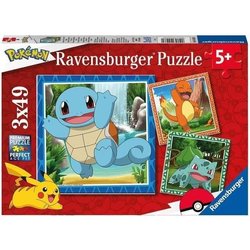 Puzzels 3x49p Pokémon