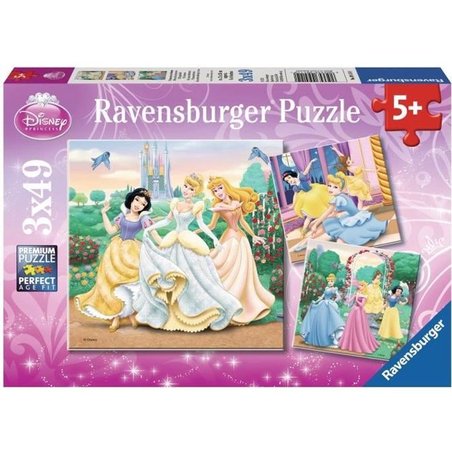 DISNEY PRINSES Puzzel 3 x 49 stks - Disney