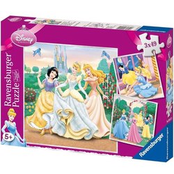 DISNEY PRINSES Puzzel 3 x 49 stks - Disney