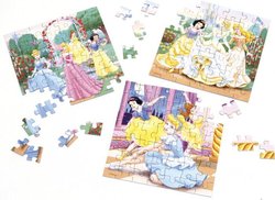 DISNEY PRINCESSES Puzzle 3 x 49 pcs - Disney