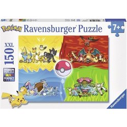 Puzzle Pokémon 150 pieces XXL - Différents types de Pokémon - Ravensbu