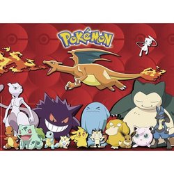 Puzzle 100 XXL-Teile: Meine Lieblings-Pokémon gehen einzigartig Farbe 