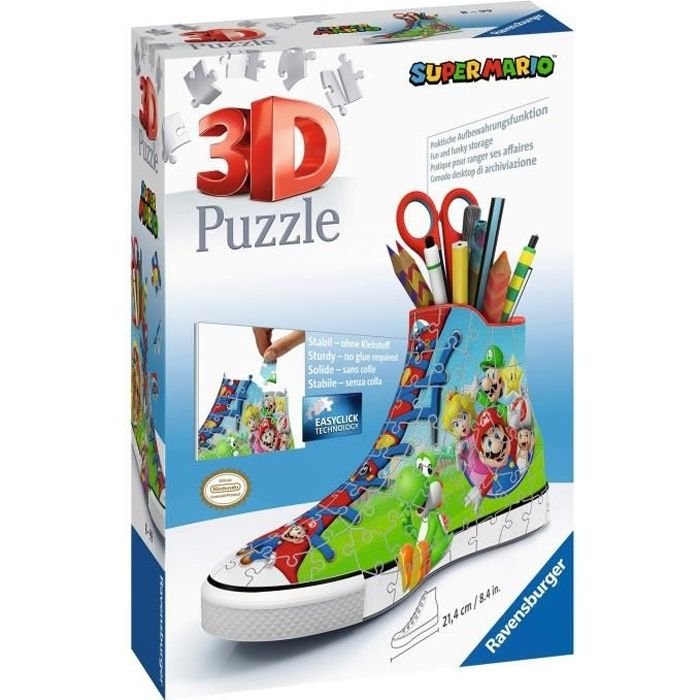 Puzzle 3D Sneaker - Super Mario