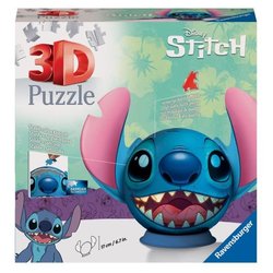 3D-Puzzleball Disney Stitch 72 Teile, ab 6 Jahren, Ravensburger, 11574