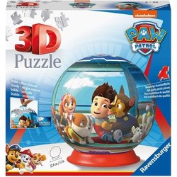 Puzzle 3D Ball Pat Patrouille - Ravensburger - 72 pieces numérotées - 