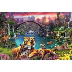 Puzzle 3000 p - Tigers in the lagoon