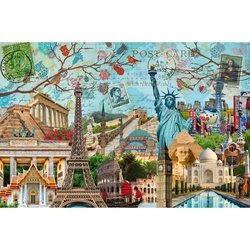 Ravensburger - Puzzel 5000 p - Ansichtkaart met monumenten - Vanaf 14 