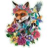 Puzzle in legno - Forma - 150 pz - Volpe colorata