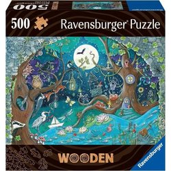 Wooden puzzle 500 pcs Fantastic forest