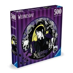 Ravensburger round puzzle - Wednesday Adams - 500 pieces - Cartoons an