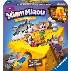 Jeu de société - Ravensburger - Miam Miaou - La course aux fromages - 