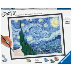 CreArt gran formato 30x40 cm Van Gogh, La noche estrellada, 14 años, 2
