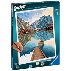 Ravensburger  CreArt groot formaat 30x40 cm  Uitzicht op het meer  