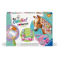 Ravensburger-Be Creative Horse  Kit multiactividad Caballos  10 crea