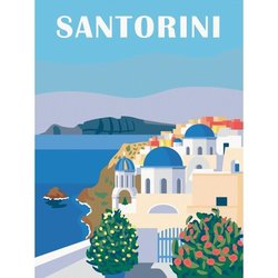 Ravensburger  CreArt Canvases 30x40 cm  Santorini  Pintura por núme