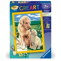 CreArt Kids 18x24cm Mutterliebe, Malen nach Zahlen Set, Art Number, Ab
