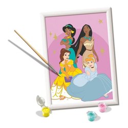 CreArt Kids 18x24cm Disney Princess, Kit de peinture par numéros Numér