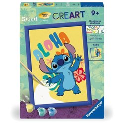CreArt Kids 18x24cm Stitch, Paint by Numbers Kit, Ages 7+, 25844, Rave