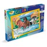 CreArt Kids 31x21cm Pferdeherde, Malen nach Zahlen Set, Art Number, Ab