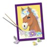 CreArt Kids 18x24cm Blumenpferd, Malen nach Zahlen Set, Art Number, Ab