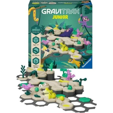 Gravitrax Junior  Starterset My Jungle 97 Teile  Murmelbahn  Kreati