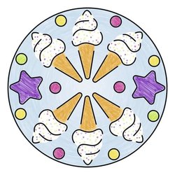 RAVENSBURGER Mandala design Unicornio