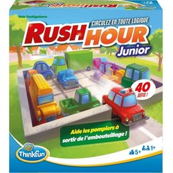 ThinkFun-Rush Hour Junior-Juego de lógica-Puzzle-Atasco de tráfico-40 