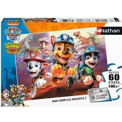 Puzzle 60 p - Paw Patrol zur Rettung der Dinosaurier
