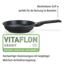 Sartén de aluminio fundido - GSW - EASY CLICK - 24 cm - Inducción
