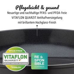 Padella in alluminio pressofuso - GSW - NATURAL FIT - 20 cm - 100% ric
