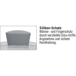 Faitout fonte d aluminium - GSW - BOLERO - 28 cm - Induction - Gris / 