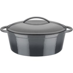 Cacerola de hierro fundido macizo - GSW - GREY SHADOW - 33 x 25 cm - O