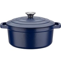 Marmite fonte massive - GSW - BLUE MAGIC - 20 cm - Ronde - Induction -