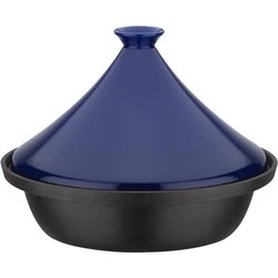 Solid cast iron tagine - GSW - 30 x 22 cm - Ceramic lid - Induction - 