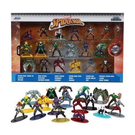 Spiderman box set - SIMBA.DICKIE.GROUP - 18 4cm metal figurines - Mult