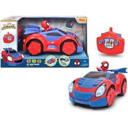 Spidey - Coche radiocontrol - 17cm - Incluye figura de Spidey