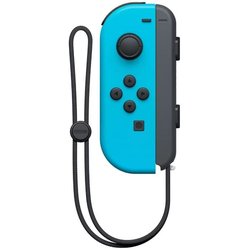 Joy-Con Controller Links Neonblau