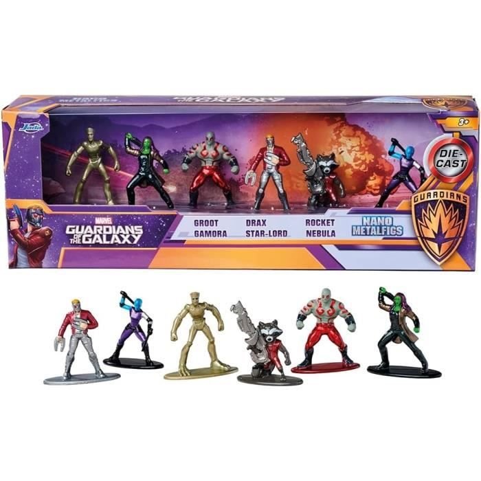 JADA - Marvel Galaxy - Pack de regalo de 4 cm - Figuras coleccionables