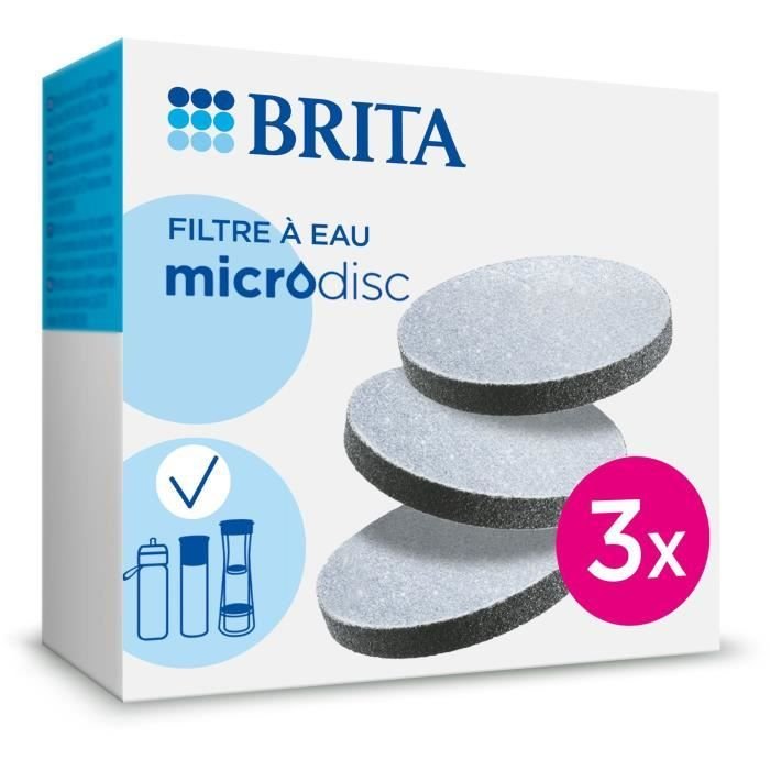 BRITA Pack 3 Scheiben für FILL & SERVE Filterflasche