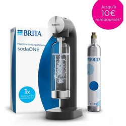 Máquina de agua con gas BRITA sodaONE - negra