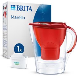 Brita Carafe Filter Marella Red (2.4L) Inbegrepen 1 filtercartridge Ma