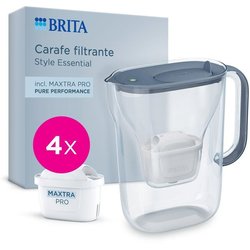 Carafe filtrante - BRITA - Style Essential Bleu minéral - Capacité 2,4