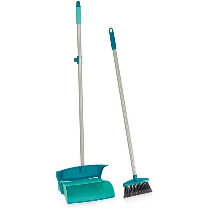 LEIFHEIT 41405 Set Barredora con mango y pala con tapa