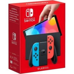 Console Nintendo Switch (modello OLED) : Nuova versione, colori intens