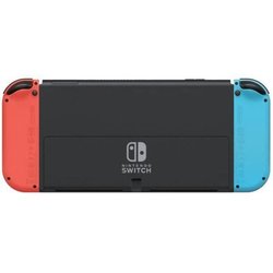 Console Nintendo Switch - Modele OLED  Bleu Néon & Rouge Néon