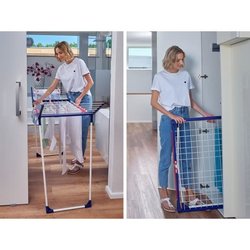 Étendoir a linge Leifheit Pegasus 160 Solid Slim 81620, séchoir a ling