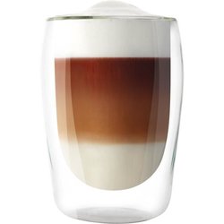 MELITTA Set van 2 borosilicaatglazen voor latte Machiatto 300 ml trans