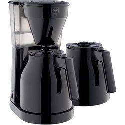 MELITTA Easy Therm II - Cafetera con filtro 1L - 1050 W + 2da jarra - 